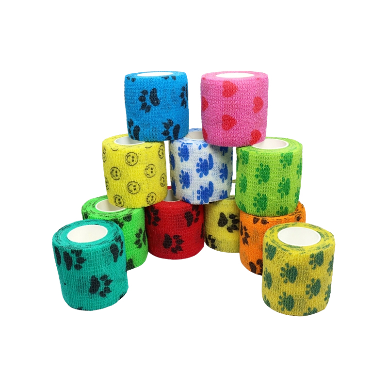 부직포 탄성 응집 랩 붕대(인쇄) 테이프